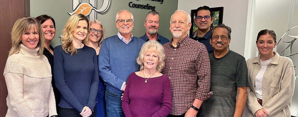 Turning Point Counseling team members gathered together