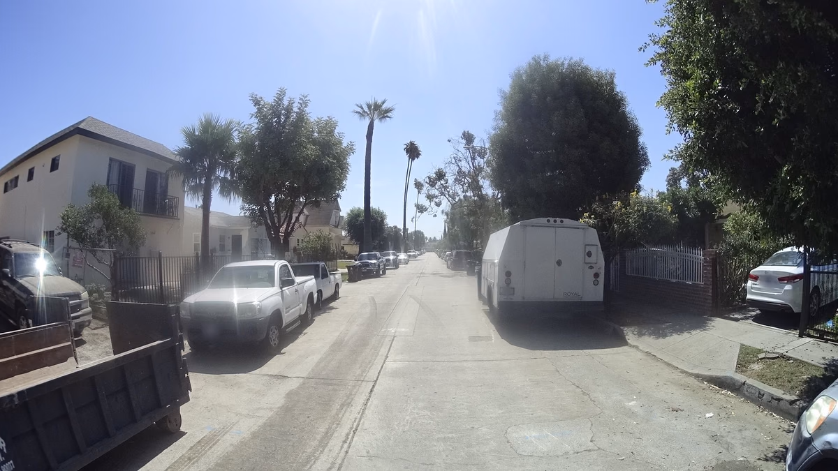 Street-level view in Alsace, California