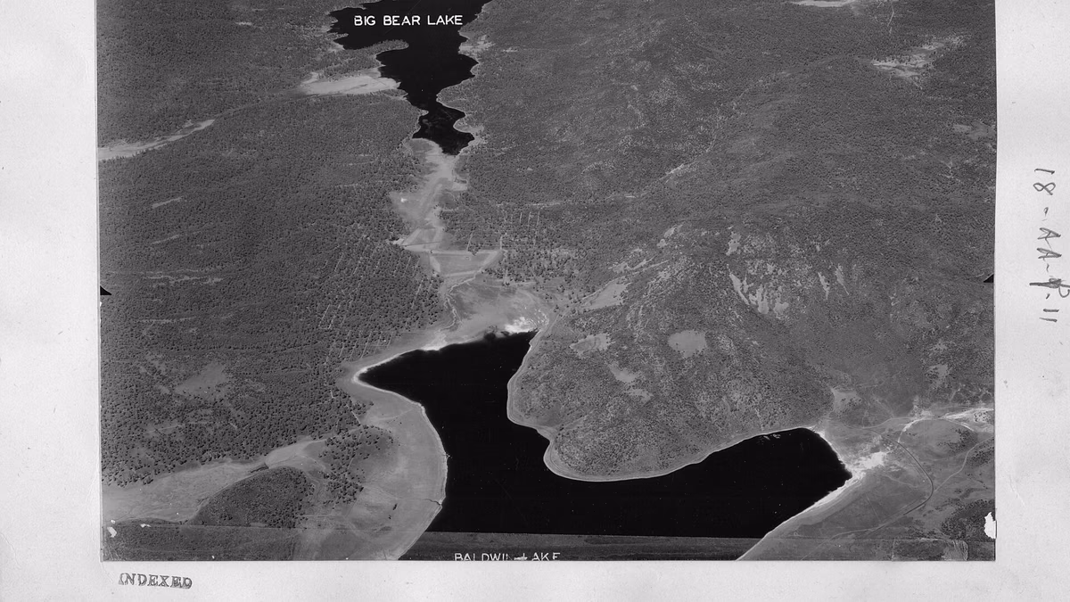 View of Baldwin Lake, California
