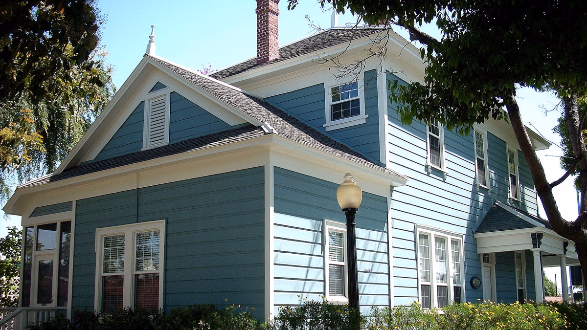 James George Bell House on Pine Ave. in Bell, California