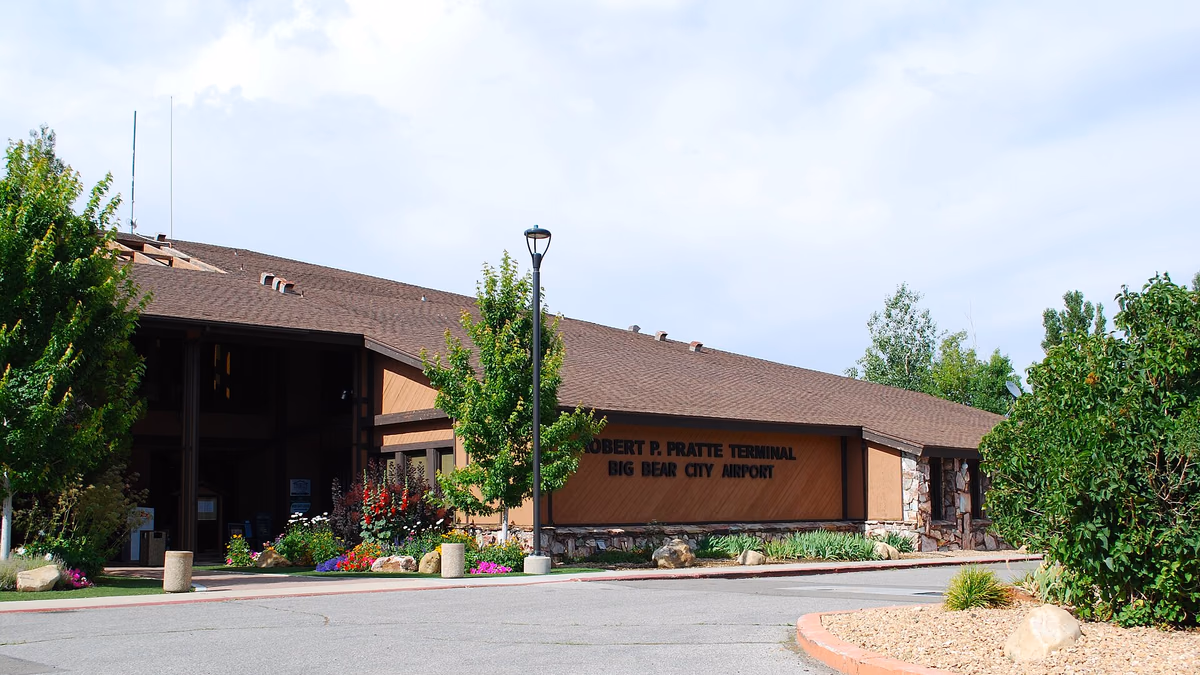 Big Bear City Airport in Big Bear City, California.