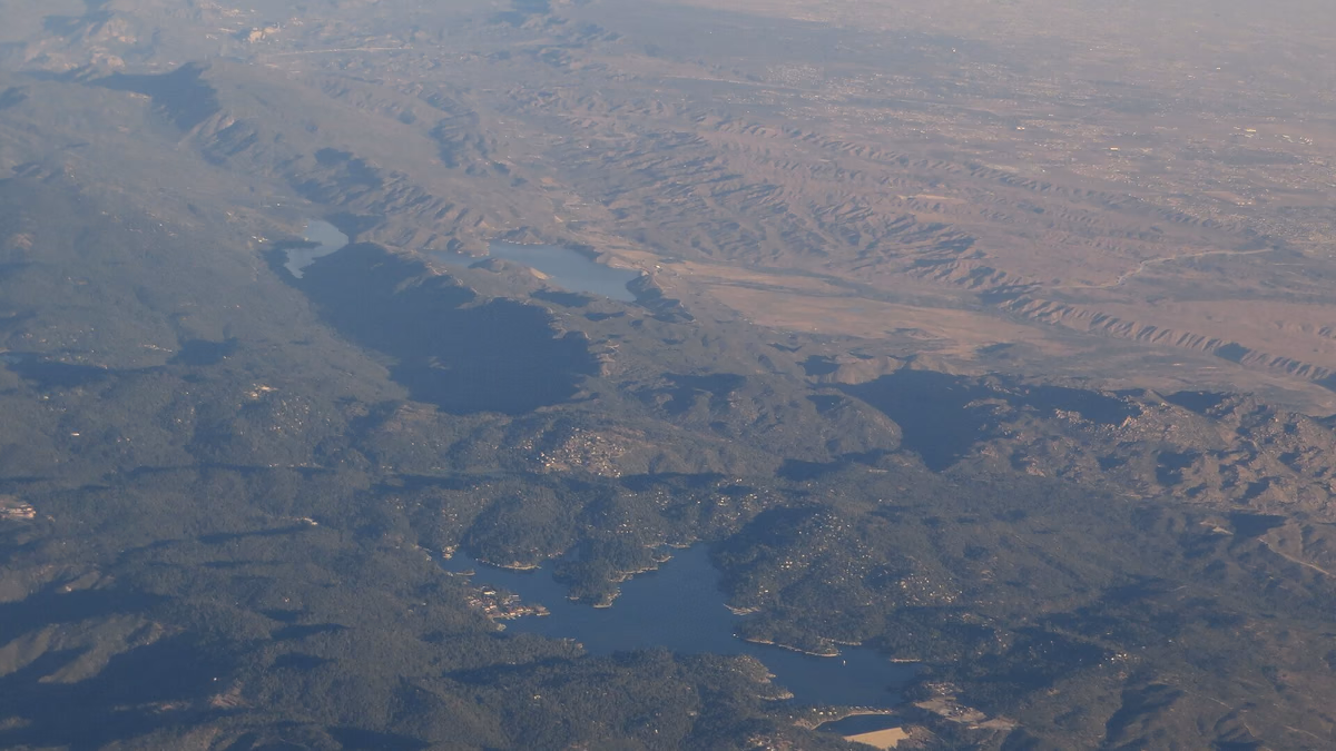 View of Cedar Glen, California