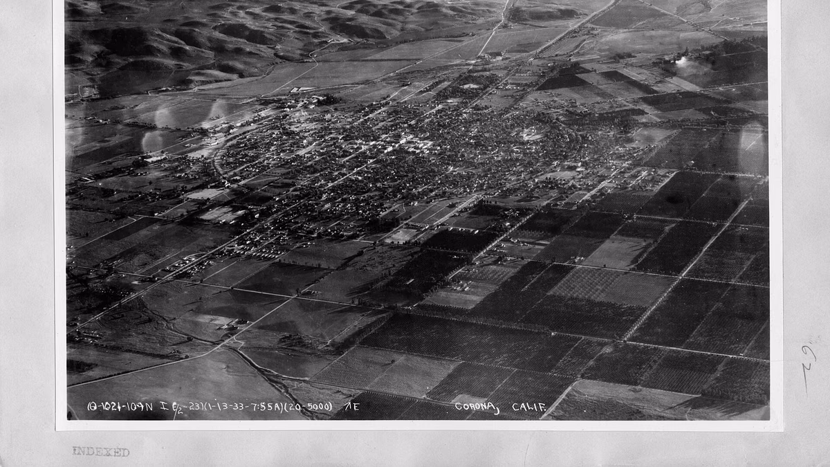 View of Corona, California
