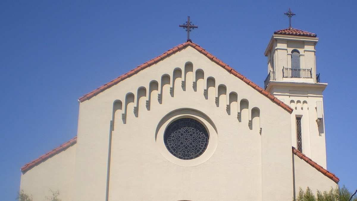 All Saints Catholic Church, 3431 Portola Ave., Los Angeles, California