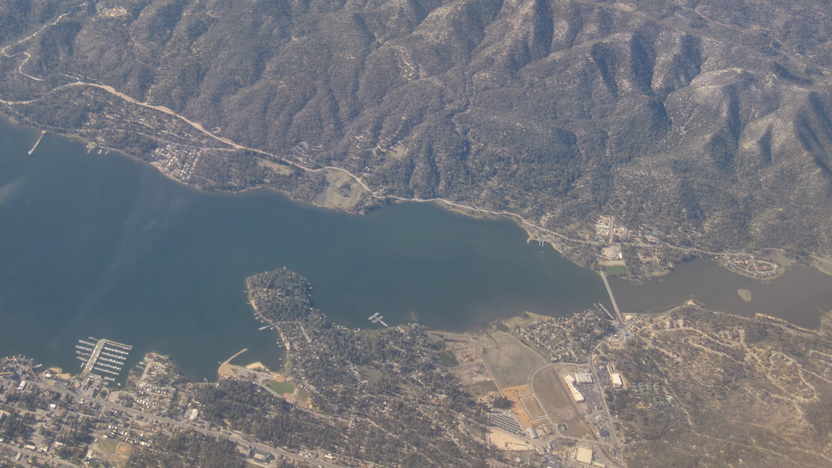 View of Erwin Lake, California