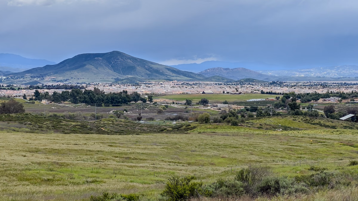 View of French Valley, California