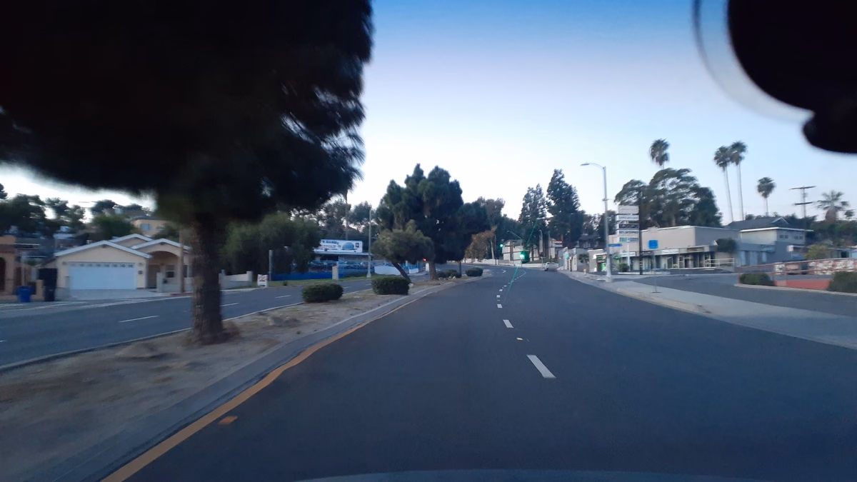 Street-level view in Harbor Pines, California