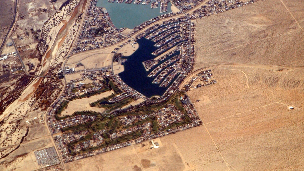 View of Helendale, California