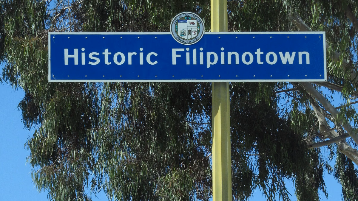 Historic Filipinotown Signage located on Beverly Boulevard at Belmont Avenue