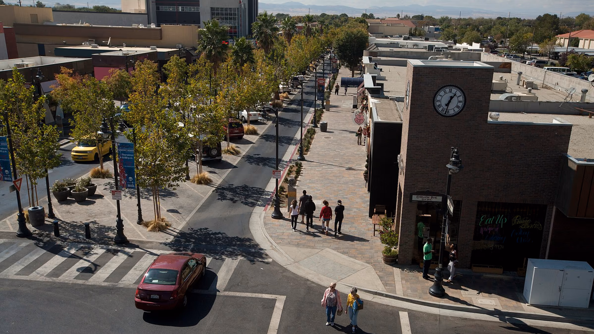 View of Lancaster, California