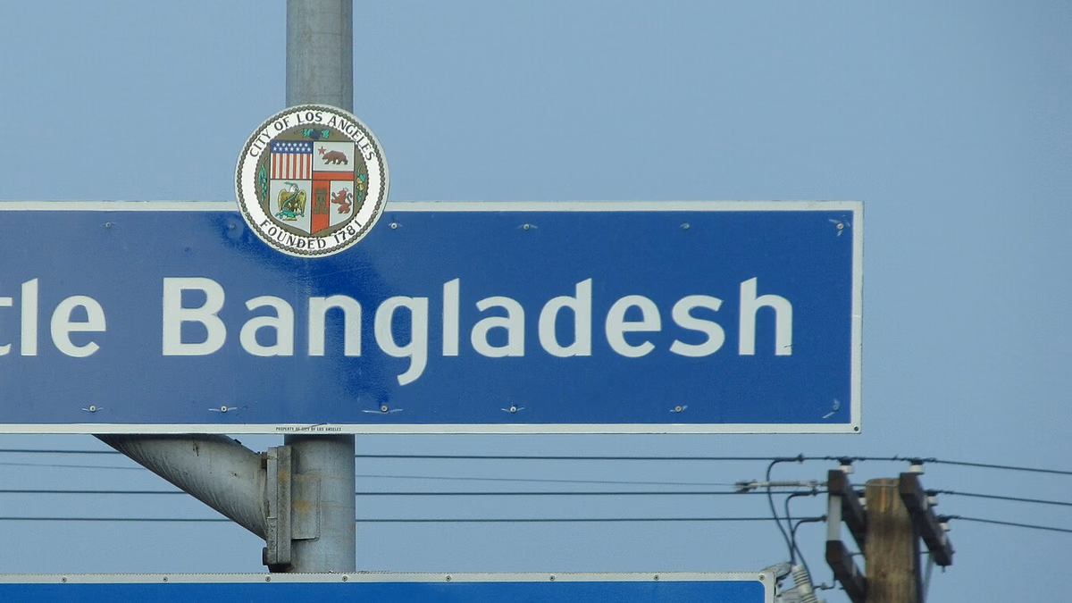 Little Bangladesh sign at New Hampshire and 3rd Street