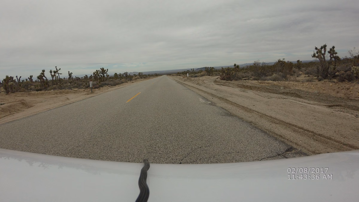 Street-level view in Llano, California