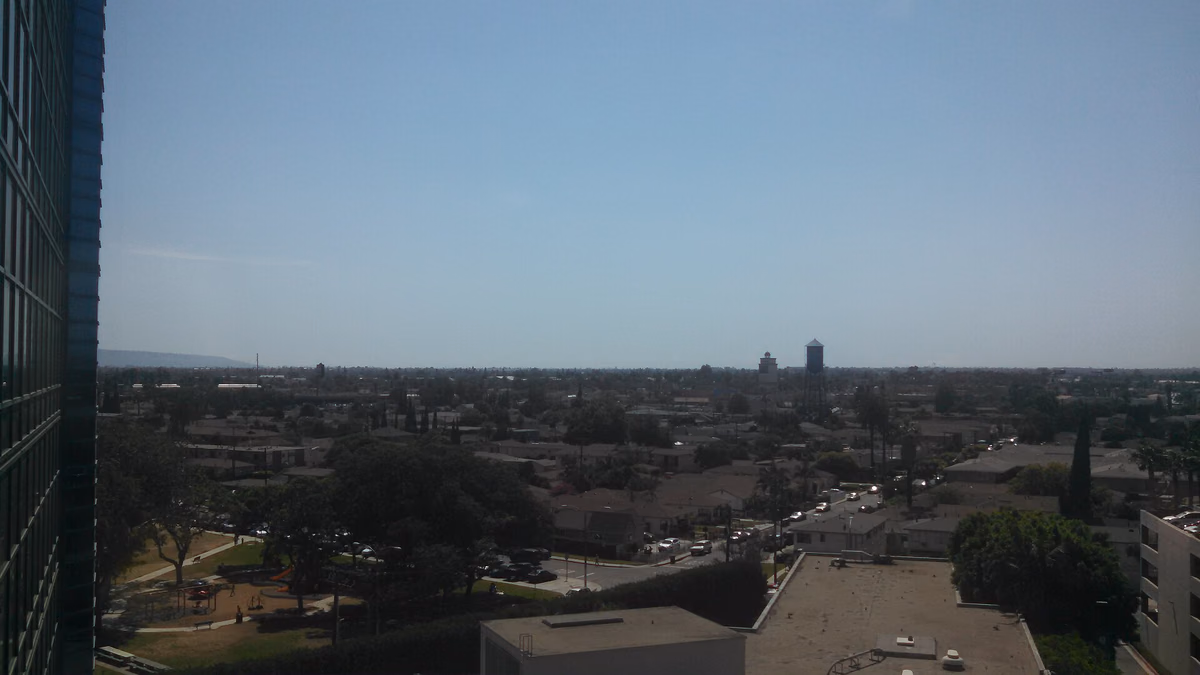 Lynwood California, seen from St Francis Hospital