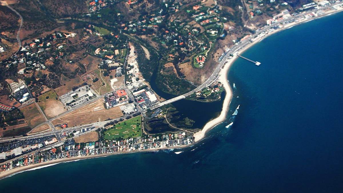 View of Malibu, California