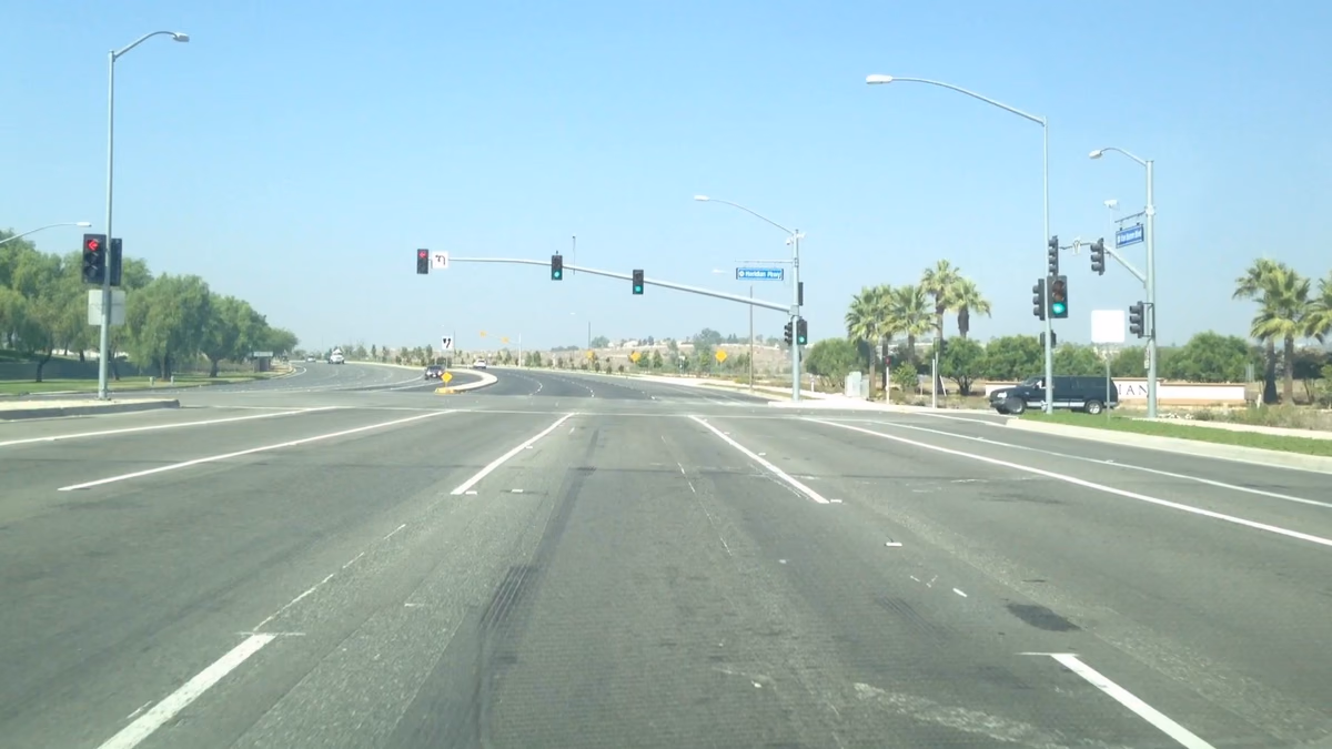 Street-level view in March ARB, California