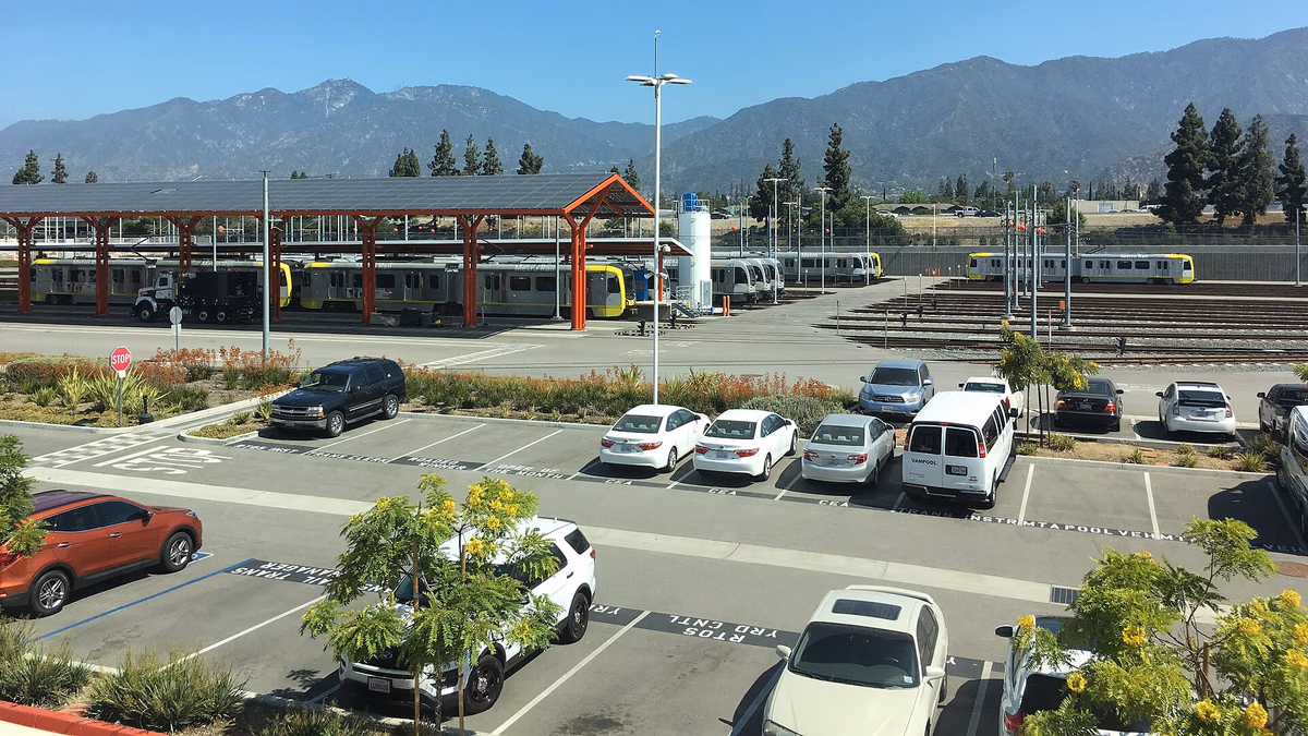 This is a view of Division 24 from the shop's second floor.