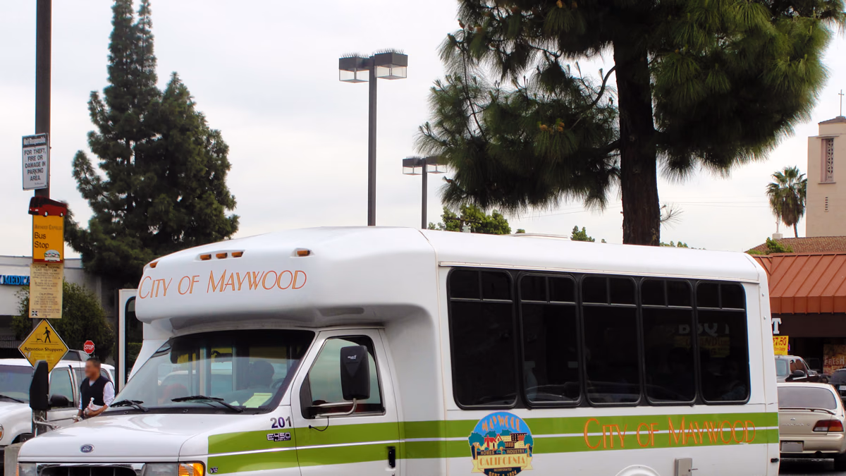 Maywood Express Bus in Maywood, CA