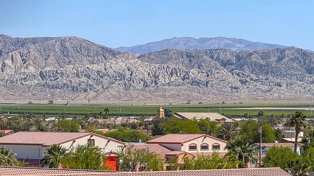 View of Mecca, California