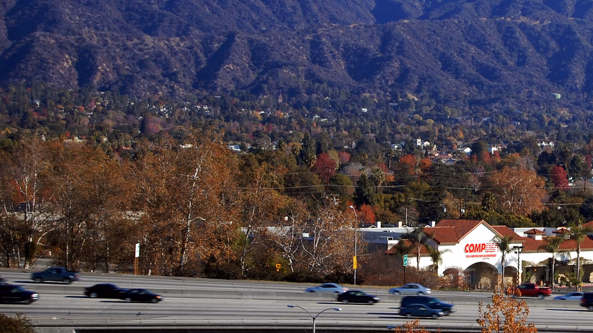 View of Monrovia, California