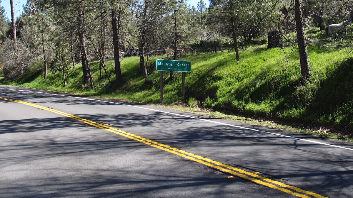 View of Mountain Center, California