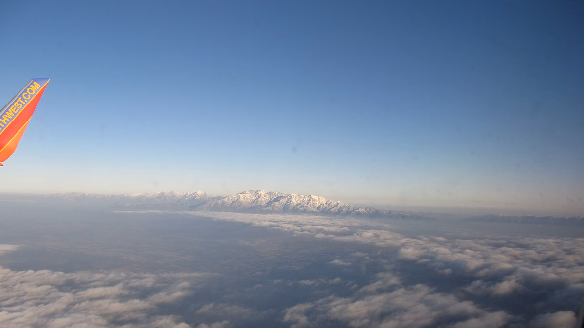 View of Mt Baldy, California