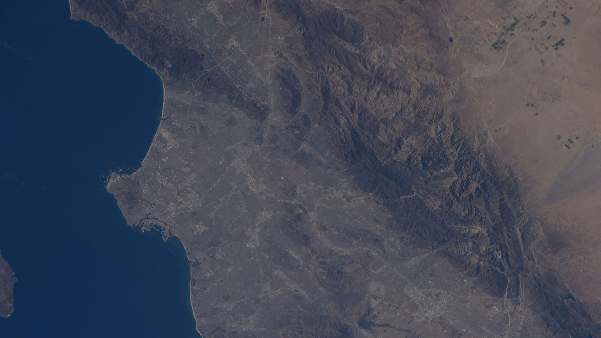 View of California taken during ISS Expedition 40.