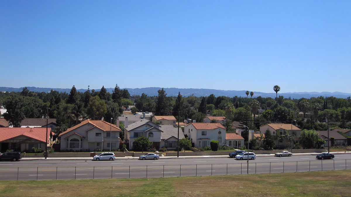 View of Valley from North Hills VA Hospital