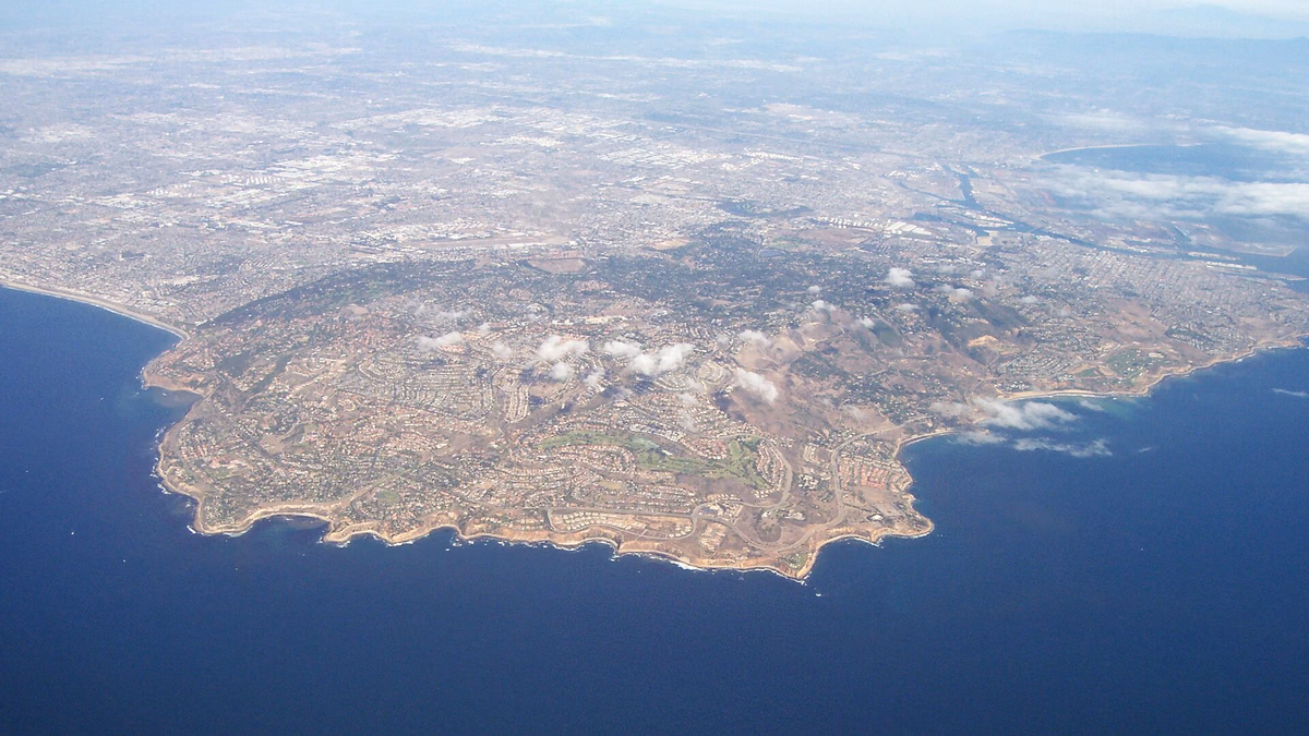 View of Palos Verdes Peninsula, California