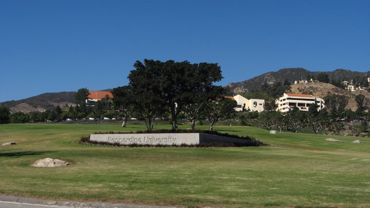 View of Pepperdine University, California