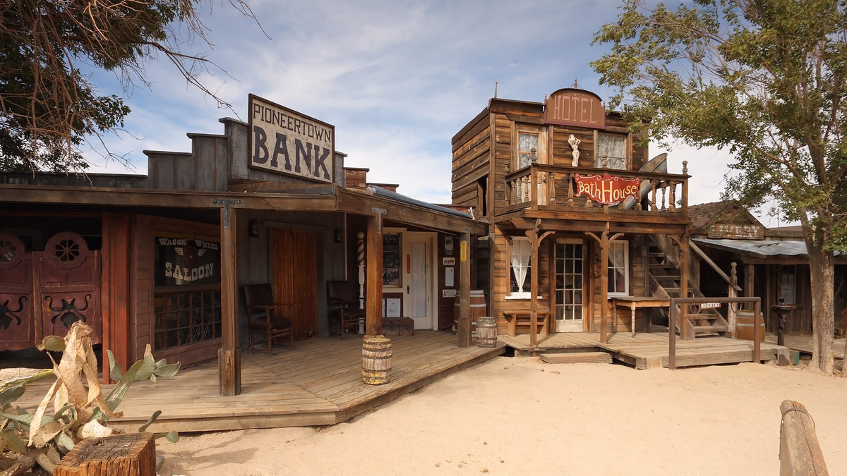 View of Pioneertown, California
