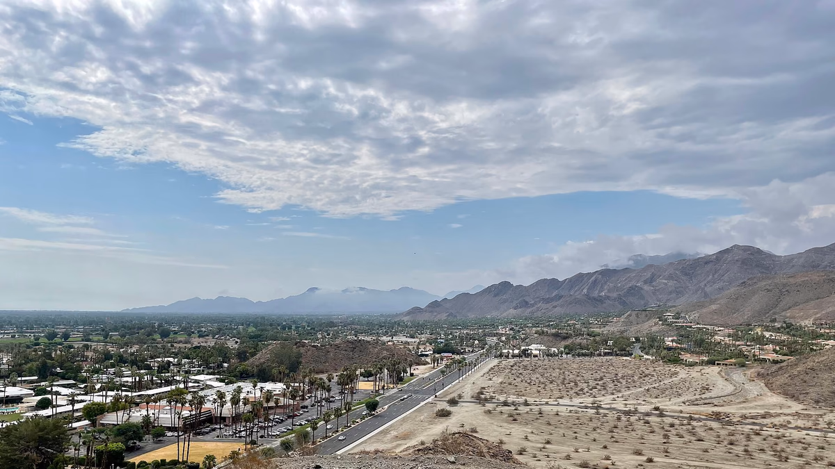 Overlook of Rancho Mirage, CA from Bighorn Overlook by Rancho Mirage City Hall