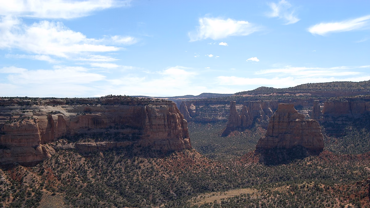 Monument Canyon as seen from Window Rock in Colorado National Monument