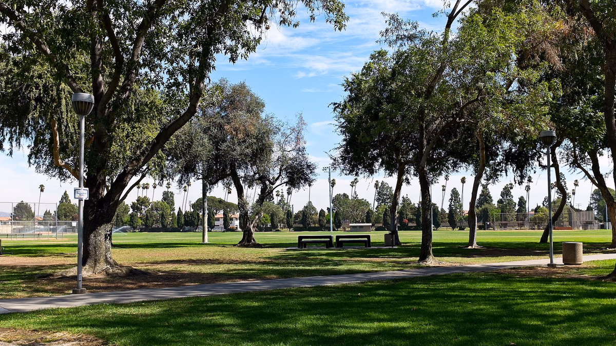 Little Lake park in Santa Fe Springs, California.