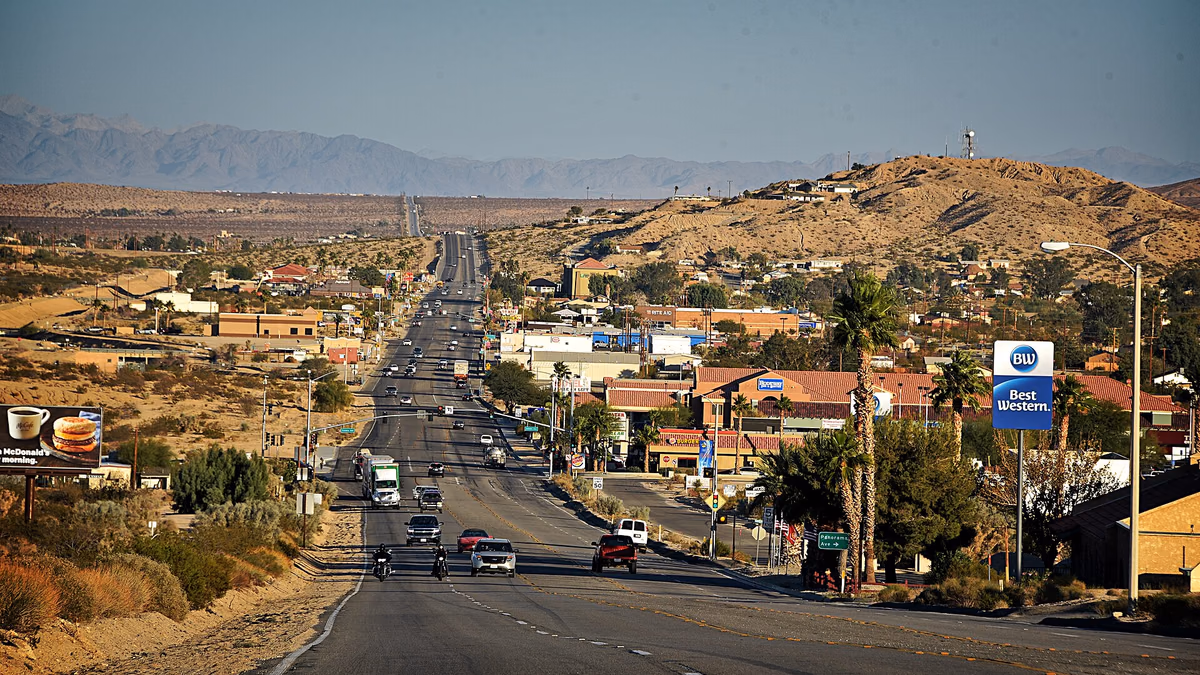 29 Palms California looking East on Hwy. 62 - Photo by Glenn Francis of www.Pacific Pro Digital.com
