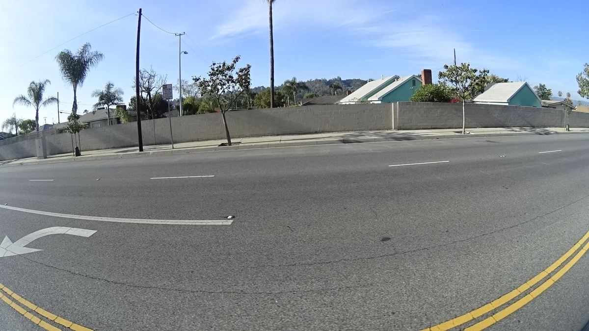 Street-level view in Valinda, California
