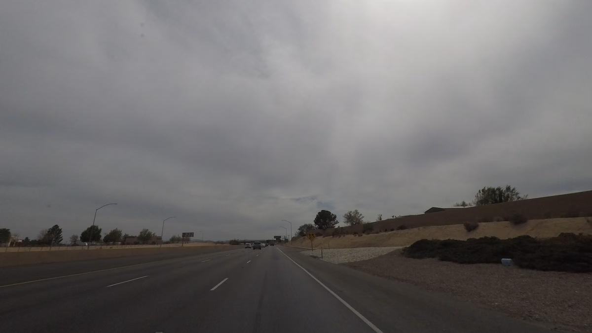 Street-level view in Victorville, California