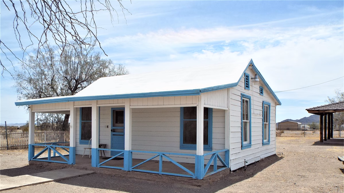 Wyatt Earp's House in The Ghost Town of Vidal, California