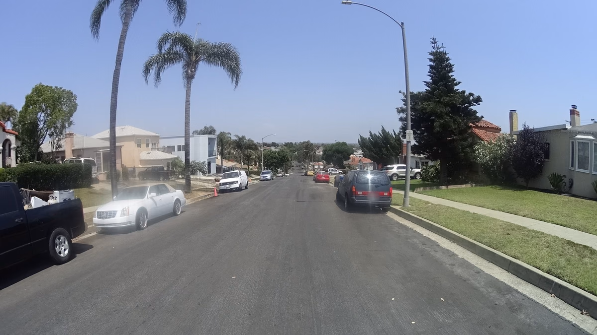 Street-level view in View Heights, California