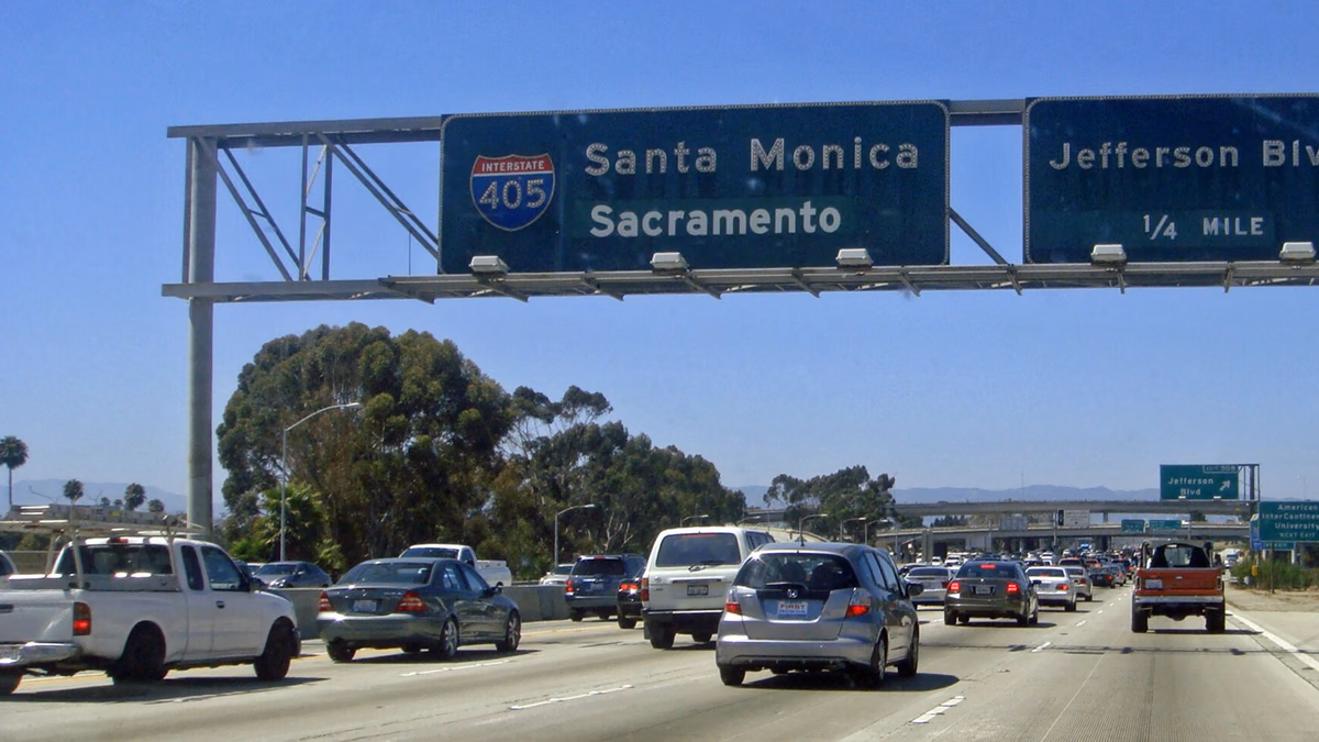 View of West LA, California
