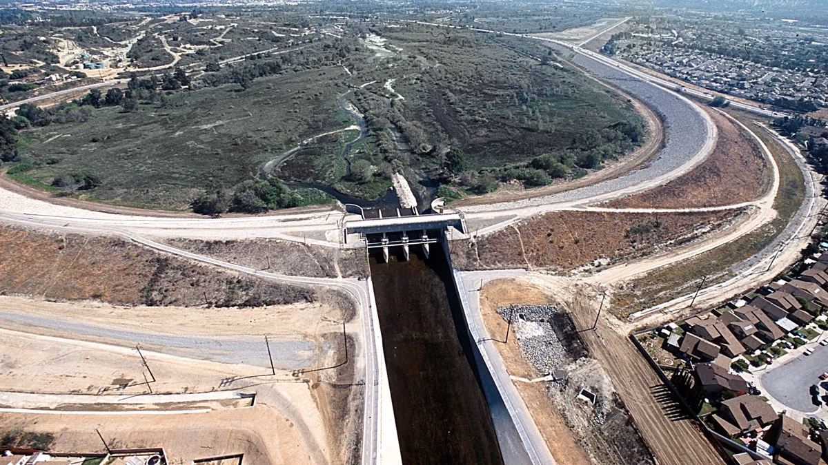 View of Whittier Narrows, California