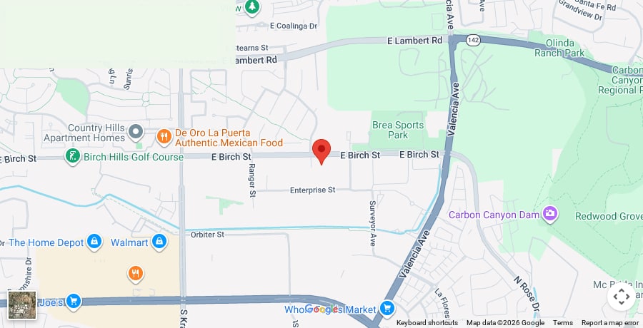 Map showing North Hills Church