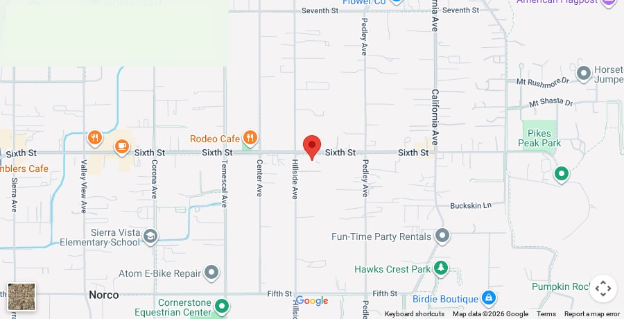 Map showing Grace Church